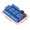 DWEII 4pack 4 Channel 5V Relay Module with Optocoupler High