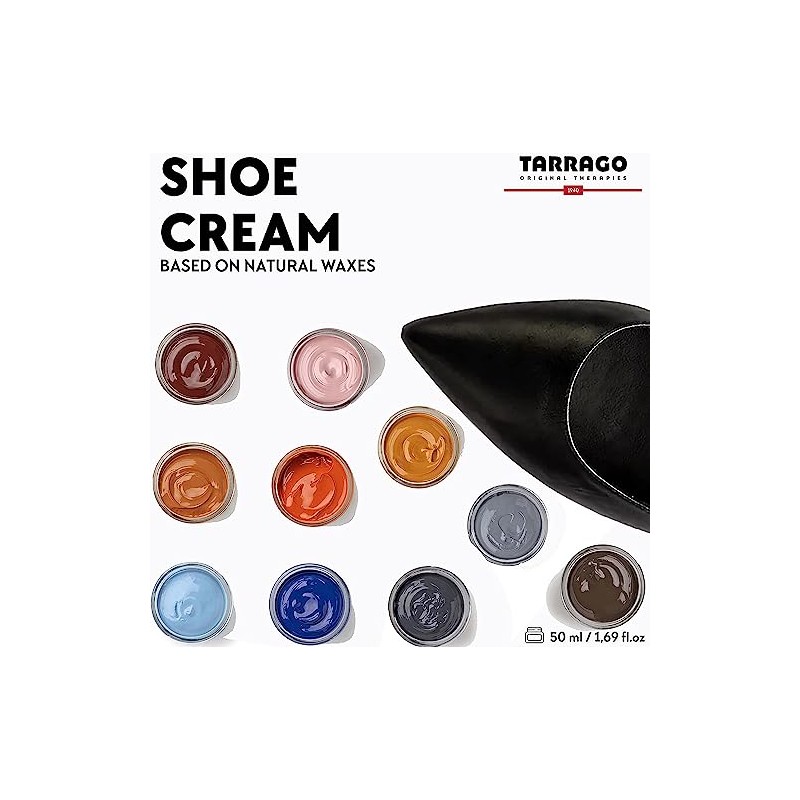 Tarrago Schuhcreme, Unisex, für Erwachsene, Tiegel mit 50ml