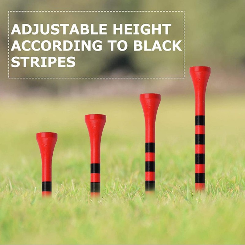 Professional Natural Ball Tees 100 Packs of 8.3cm Ball Tees