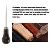 2 Pack Leather Awl Tool, Gourd Shape Sewing Awl Leather