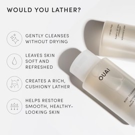 OUAI Limpiador corporal de tamaño regular, 10 onzas líquidas