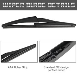 Wiper Blades Windscreen Wiper Rear Wiper Replacement for 2015-2022 Fiat 500x