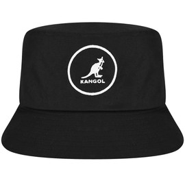 Kangol Cotton Bucket Hat, Black, Small