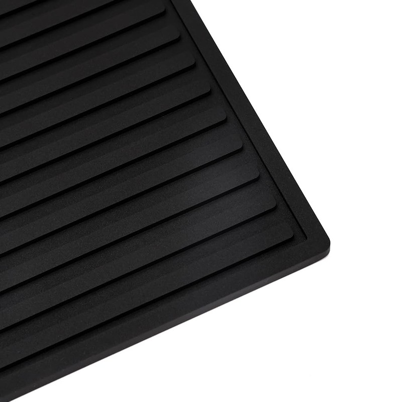 Barber Mat for Clippers, BarberTop 11.81"x17.72"Anti-Slip Flexible Rubber Barber Mat