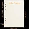 180 Sheets A6 Refill Paper Lined, BetterJonny Refillable Refill Paper
