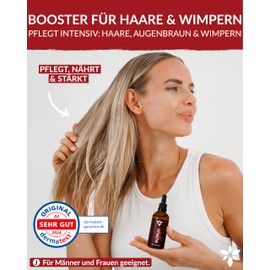 Heldengrün® Organic Castor Oil Hair [100% Natural Pure] - Castor Oil - Dermatologically Tested - Cold Pressed Castor Oil - Booster for Hair, Eyelashes, Eye Brown & Beard