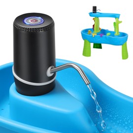 Water Table Pump,Kids Water Pump for Water Table,Water Table Accessories Small Cordless Water Pump for Water Table Fun Summer Outdoor Activities (Black)