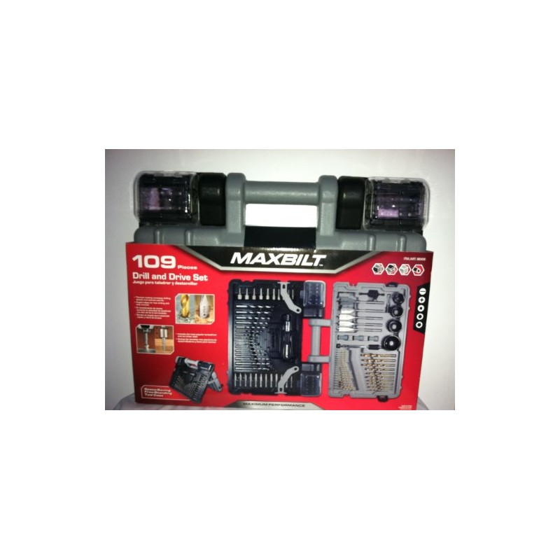 Maxbilt Drill and Drive Set 109 Pieces