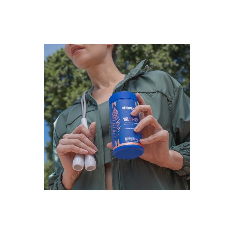 BIRDMAN Vitamina D3 + K2 | Suplemento Alimenticio de Origen