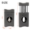 V Cut Cigar Cutter with Cigar Stand Stainless Steel Blade