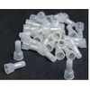 (100) Piece Clear 8 Gauge Wire Connector Nylon Closed-End Crimp