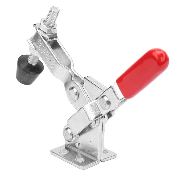 Vertical Clamp, Handle Vertical Clamp, Toggle Clamp, Downward Press Toggle Clamp, Vertical Handle Type, Easy Installation, Adjustable, Abrasion Resistant, High Strength, Fixing, 220.5 lbs (100 kg), Holding Capacity, Woodworking, Welding, Machined
