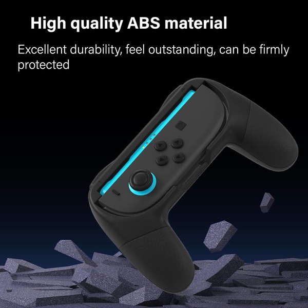NBCP Joy-Con Grips for Switch 2 (2025), 2-Pack Wear-Resistant Anti-Slip