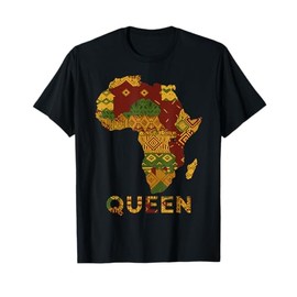African Attire Women Tops Girls Kente Afro African Queen T-Shirt