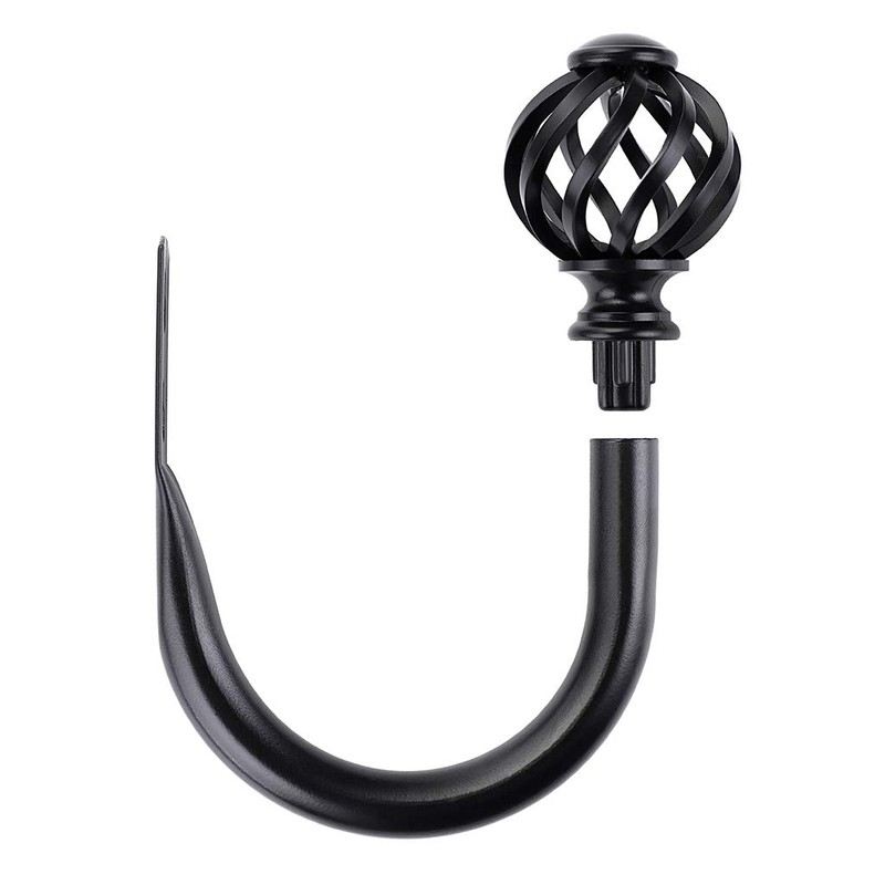 BSTKEY A Pair of Nest Modeling Metal Curtain Hooks -