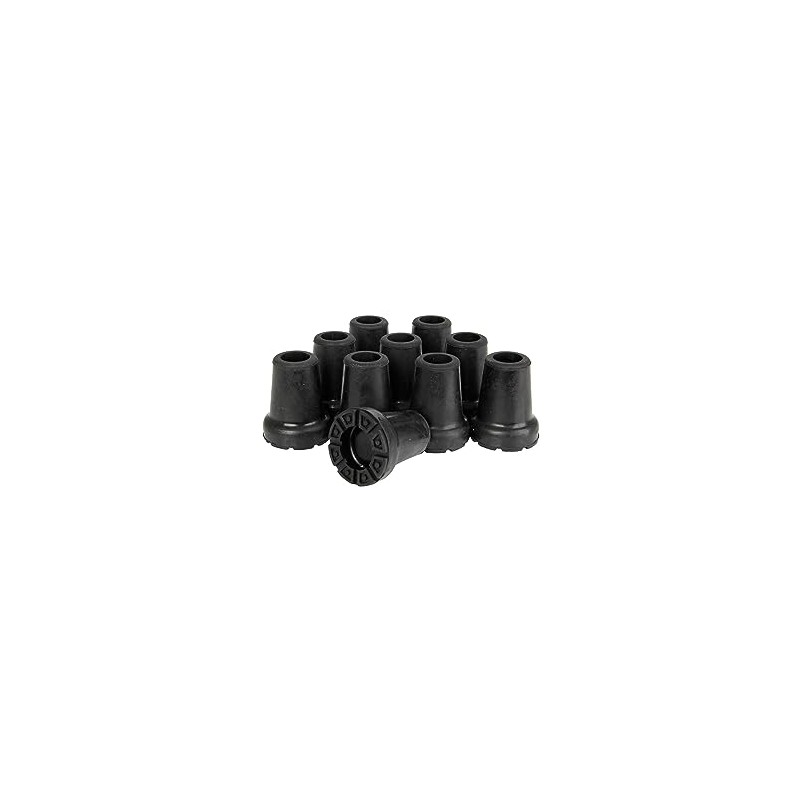 Qty: 10x 19mm (3/4") Shock and Impact Absorbing Rubber Ferrules,