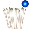 Evemodel C0603B 20pcs Pre-soldered micro 0.1mm Copper Wired BLUE SMD