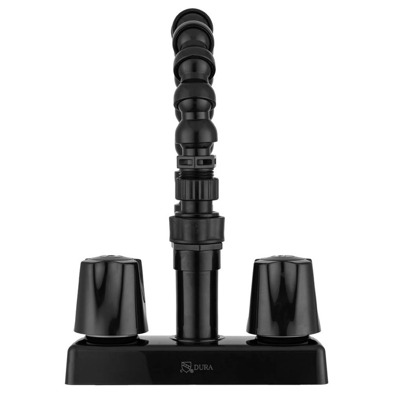 Dura Faucet RV Exterior Quick Connect Faucet with 360-Degree Flexible