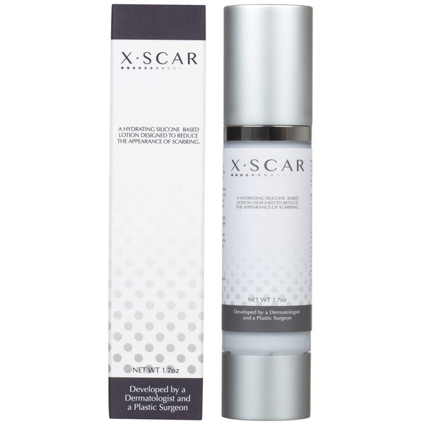 XScar Silicone Facial Scar Cream with Vitamin E | Developed by a Dermatologist and a Plastic Surgeon | Safe to use on all ages