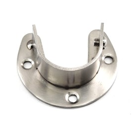 Stainless Steel Rod Flange Holder Bracket 25mm/1 inch Dia.(6 Pieces)