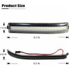 GTINTHEBOX Clear Lens White Led Side Mirror Marker Turn Signal