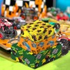 MORAINJAY 12 Sheets Monster Truck Wrapping Paper, Monster Truck Birthday
