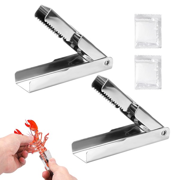 BOXOB 2pcs Crawfish Peeler Tools, Durable Stainless Steel Fast Crawfish