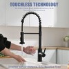 GIMILI Matte Black Touchless Kitchen Faucet Motion Sensor Activated Smart