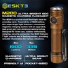 SKILHUNT M200 Bright Magnetic USB Rechargeable LED Flashlight for EDC,