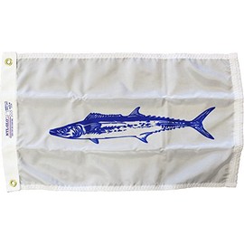 King Mackerel - 12" x 18" Nautical Novelty Flag