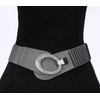 irisaa Wide Women's Elastic Waist Belt, Waist Belt, Stretch Belt