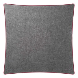 KINGROSE Funda de cojín decorativa con apliques de nieve navideños, funda de cojín cuadrada para sofá, cama, sala de estar, sillón, decoración del hogar, 18 x 18 pulgadas