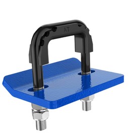 LYSSIID Abrazadera Antivibraciones De Enganche,Estabilizador De Apriete De 1.25 Y 2 Pulgadas,Estabilizador De Gancho Resistente, Aislante De Goma Y Protección De Doble Capa Antioxidante (Azul)