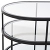 Safavieh Home Collection COF6402 Table, Matte Black/Glass