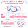 Cosblisvia 3 Pack kids swimming goggles, Wide goggles kids 6-14