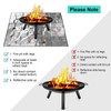 Fire Pit Mat, 39*39Inch Fireproof Mat, Outdoor Fire Pit Mat,