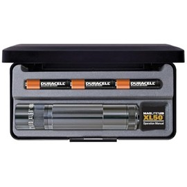 Maglite Flashlights 63052 XL-50 Series - LED Flashlight with Gray Anodized Aluminum Construction
