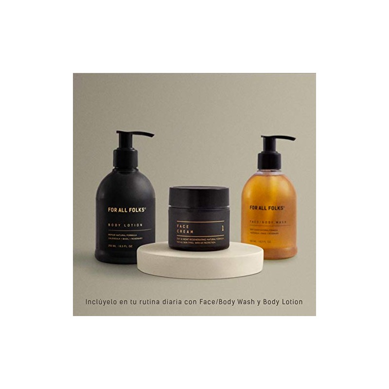 Crema Facial Caléndula 100 Natural Cuidado Piel For All Folks