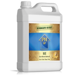 Humboldts Secret pH Up - Hydroponic pH Up - pH Up for Plants to Stabilize Nutrient - Plant pH Adjustment - Plant Nutrient pH Levels Optimizer (2.5 Gallon)