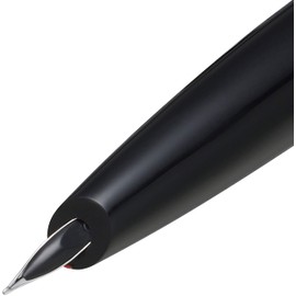 Sheaffer Icon Metallic Red with Gloss Black PVD Appts. Fountain Pen - Fine Nib