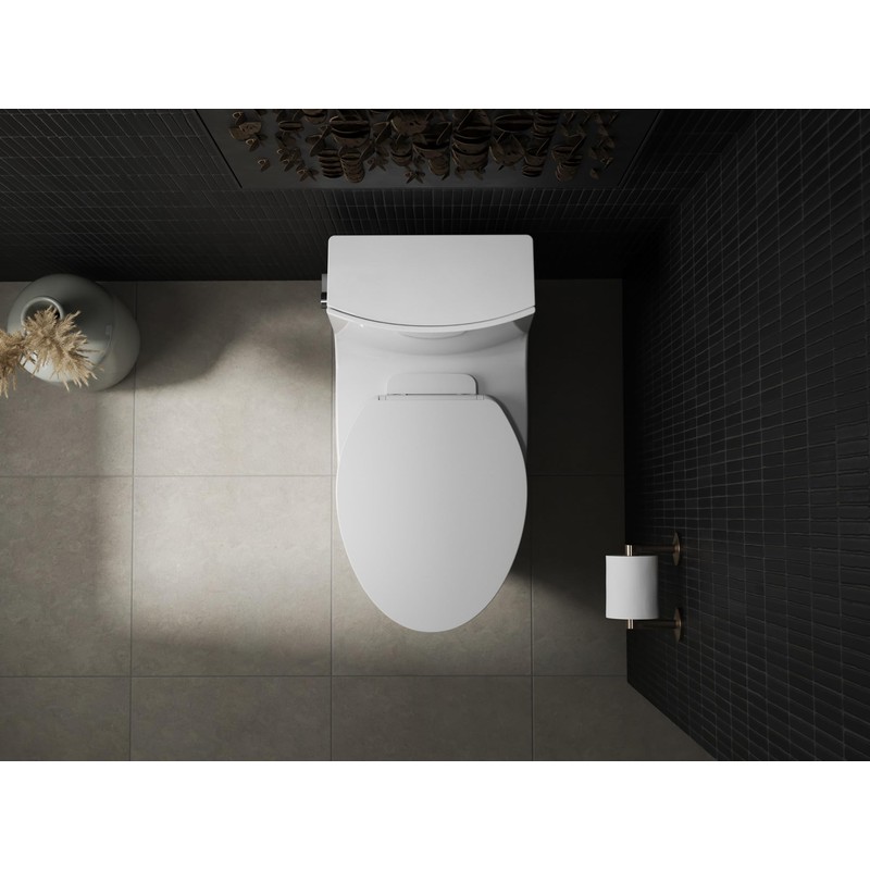 Kohler K-26801-96 Impro ReadyLatch Quiet Close Elongated Toilet Seat, Biscuit