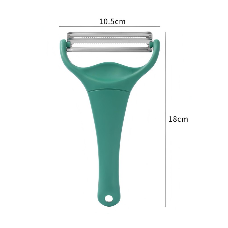 Cabbage Shredder Julienne Peeler， Shaving Many with 2 Blades Kitchen,