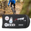 EBicycle Lithium Battery LED Meter S800 Display Horizontal Black &amp;
