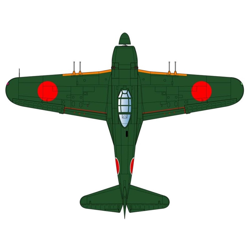 PLATZ PDR-2 1/144 Taisenki Series Japanese Navy Local Fighter Shiden