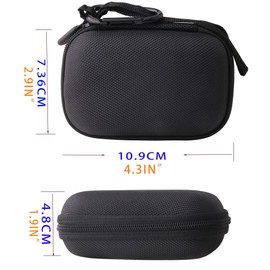 Protective Storage Case for Canon IXY 180/ IXY650 / IXY200/ IXY210 Digital Cameras -waiyu JP (Black)