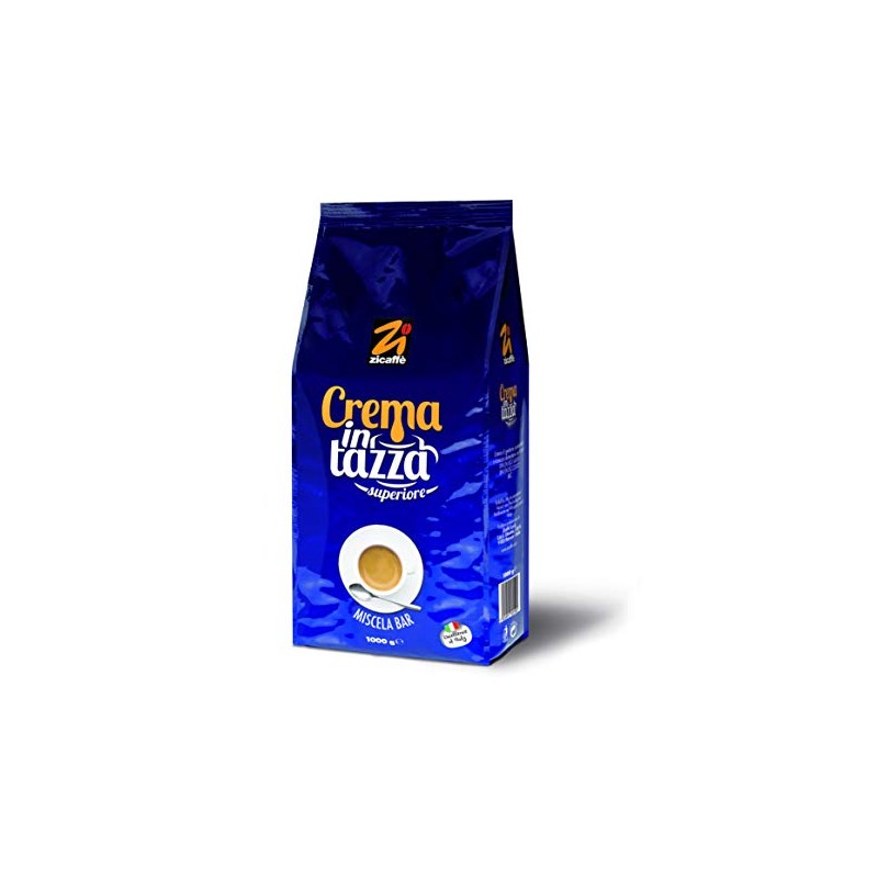 Zicaffe' Crema in Tazza Superior espresso coffee wholebeans 1kg. Bag