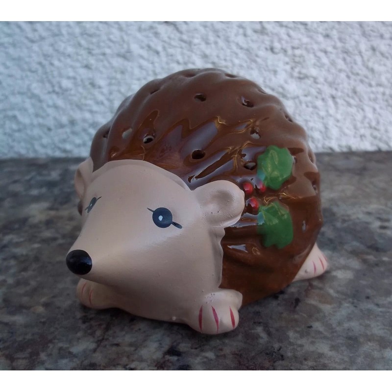 Kitchen HEDGEHOG CERAMIC TOOTHPICK HOLDER NEW IN BOX HAND PAINTED