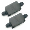 2Pack Waterproof Junction Box,2 Way PG9 Underground IP66 Electrical Wire