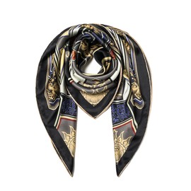 SHIROUYU 100% Mulberry Silk Scarf 43" Large Square Scarf Large Shawl - Women's Silk Oversized Headband - With Gift Packed