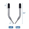 Wheelchair Brake Handle Extenders for 5/8" Tips - Upgrade Flat